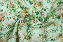 Tencel Mix Seidentouch Blumenranken