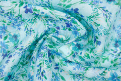 Tencel Mix Seidentouch Blumenranken