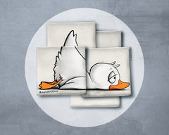 French Terry Kombistoff Cheeky Animals 2.0 #unproDucktive by Thorsten Berger