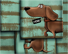 Panel French Terry Dachshund Berny by Thorsten Berger