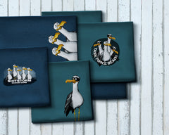 Panel French Terry Seagull Ole by Thorsten Berger