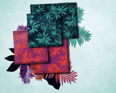 Piqué Baumwolljersey Botanical by Thorsten Berger