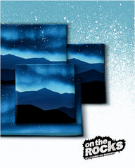Sweatshirt Panel On The Rocks - Eisbär Sternenhimmel by Thorsten Berger