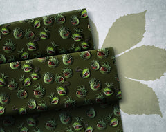 French Terry Chestnut Friends Kastanien by Thorsten Berger