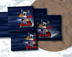 French Terry Winter Moods by Thorsten Berger - Driving Home Kombi