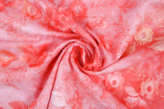 Baumwoll Blumenstickerei Tie Dye Poppy