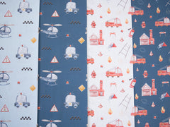 Baumwoll Webware Tinholt Fahrzeuge