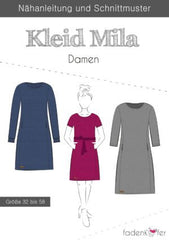 Schnittmuster Fadenkäfer Kleid Mila Damen