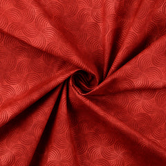 Baumwoll Popeline Tonka Curls - bordeaux