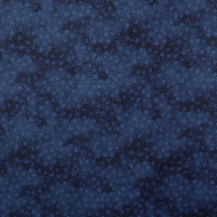 Baumwoll Popeline Tonka Kreise - marine