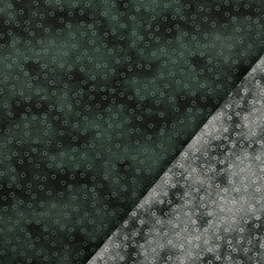 Baumwoll Popeline Tonka Kreise - schwarz