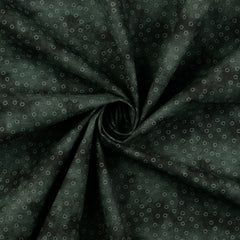 Baumwoll Popeline Tonka Kreise - schwarz