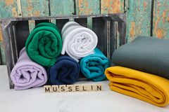 Überraschungspaket - Musselin Uni - 5 Meter