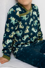 Baumwolljersey Fantastische Zauberwelten by mrs. Mint Design