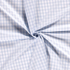 Baumwoll Cretonne Vichy Karo 10mm - 5029 hellblau
