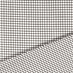 Baumwoll Cretonne Vichy Karo 5mm - 5002 grau