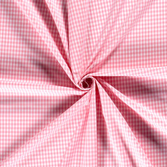 Baumwoll Cretonne Vichy Karo 5mm - 5017 rosa