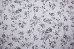 Vintage Baumwoll Webware Rosen