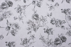 Vintage Baumwoll Webware Rosen