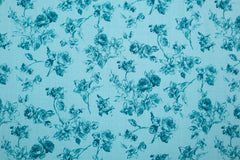 Vintage Baumwoll Webware Rosen