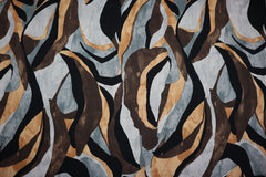 Viskosejersey Abstrakt Art