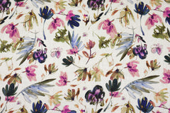 Viskose Leinen Aquarell Optik Design 14 SH