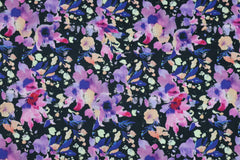 Viskose Leinen Aquarell Optik Design 15 SH