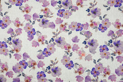 Viskose Leinen Aquarell Optik Design 17 SH