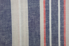 Viskose Leinen Blue Stripes