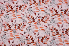 Viskose Leinen Digital Eukalyptus