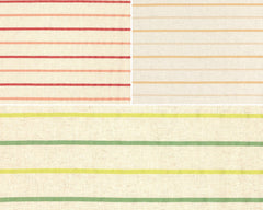 Viskose Leinen Streifenmix