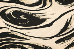 Viskose Leinen Swirls