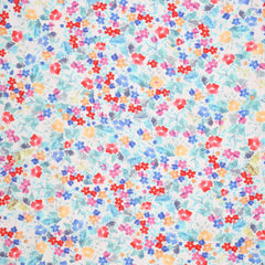 Viskose Leinen Watercolor Flower