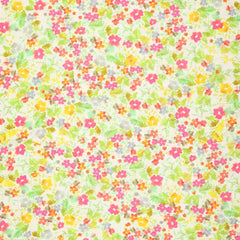 Viskose Leinen Watercolor Flower