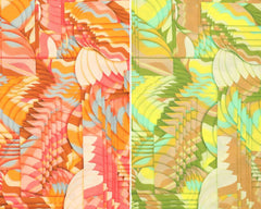 Viskose Perlon Mix Retro Shapes