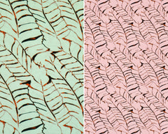 Viskose Popeline Light Leaves