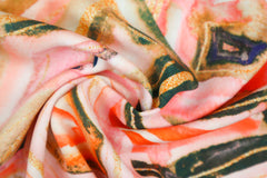 Viskosestoff Anneke Aquarell