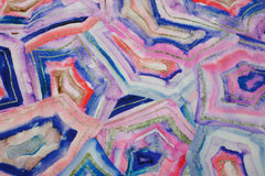 Viskosestoff Anneke Aquarell