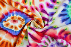 Viskose Stretch Batik Mandala