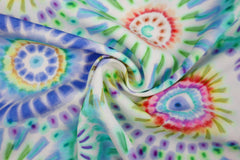 Viskose Stretch Batik Mandala
