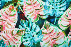 Viskose Stretch Rayon Monstera