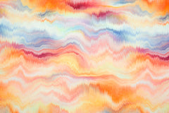 Viskose Strickstoff Aquarell Art