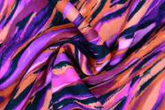 Viskose Twill Ruby Flames