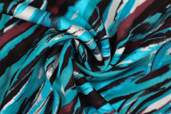 Viskose Twill Ruby Flames