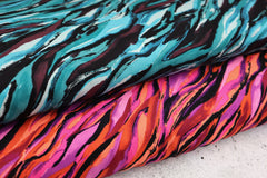 Viskose Twill Ruby Flames