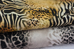 Viskose Rayon Digital Wild Animal