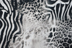 Viskose Rayon Digital Wild Animal
