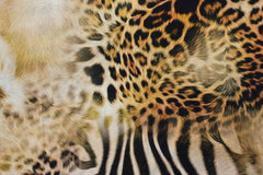 Viskose Rayon Digital Wild Animal