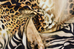 Viskose Rayon Digital Wild Animal