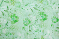 Reststück: 1,60m - Viskose Webware Digital Magdalena hellgrün